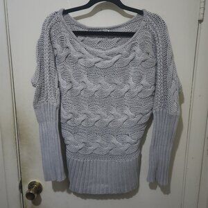 Boston Proper Sweater Gray Size Large